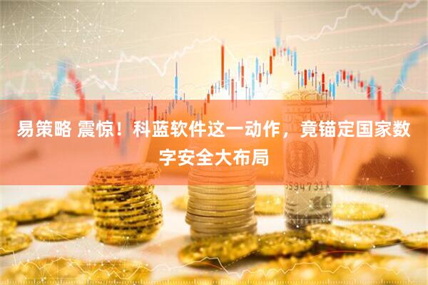 易策略 震惊！科蓝软件这一动作，竟锚定国家数字安全大布局